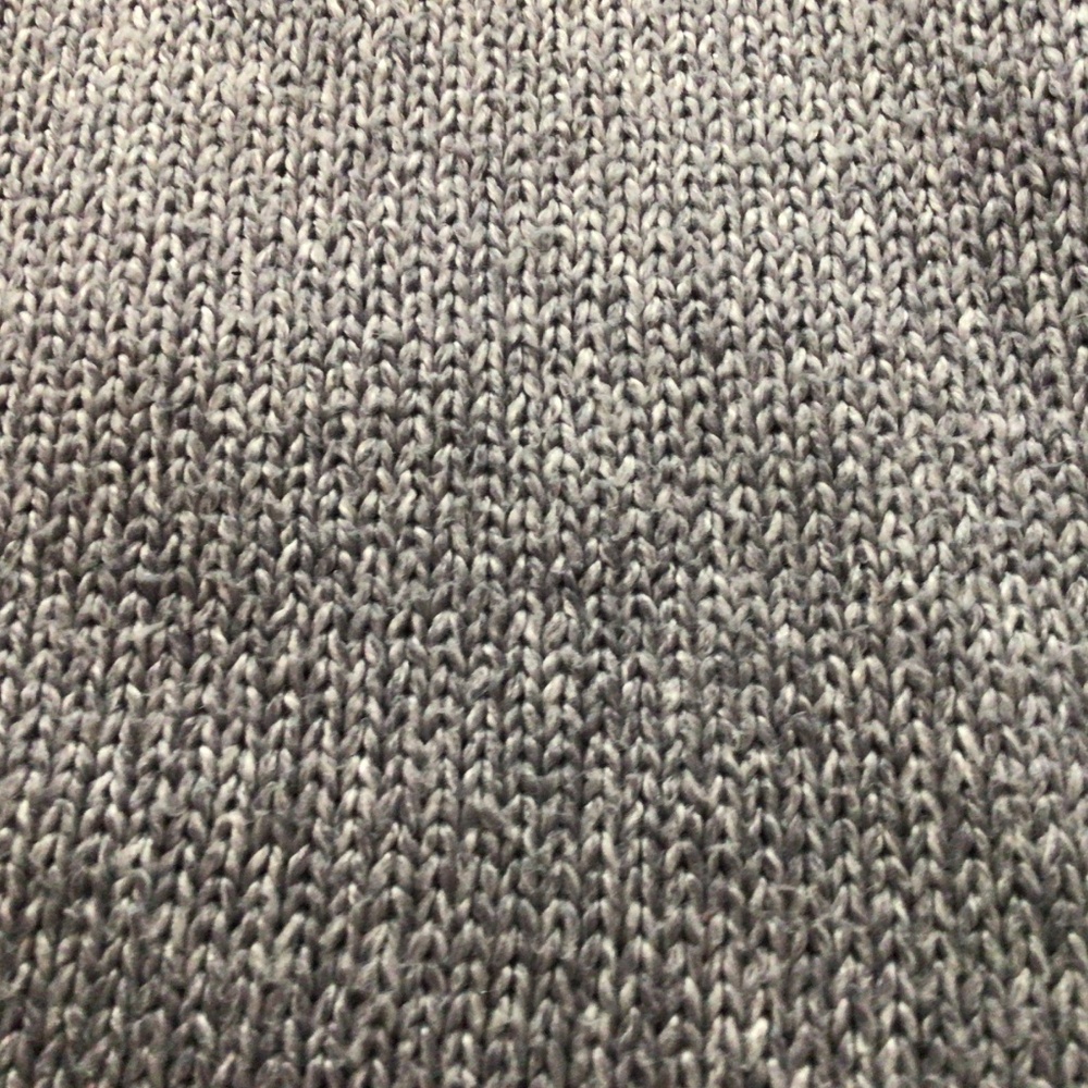 Miss Sparkling grey and white sweater with fringe on back. Size M - Picture 6 of 6